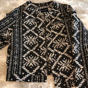 Who What Wear Patterned Blazer